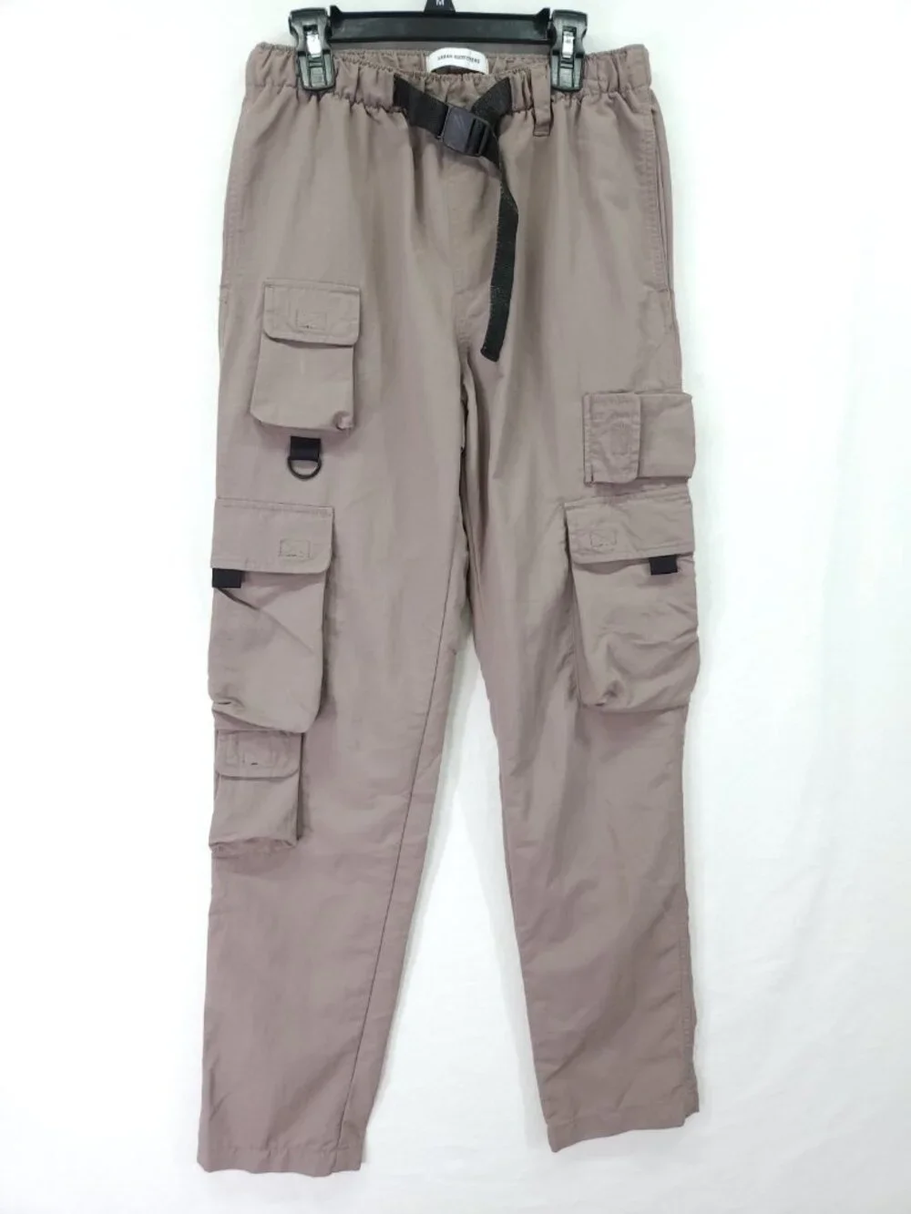 Urban Outfitters Pants Small 26x30 Taupe Tactical Cargo Belted Techwear